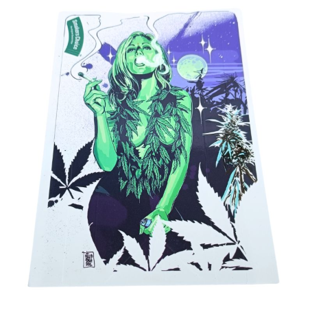 Smokers Choice | Green Ganja Girl mixerbakke - forside