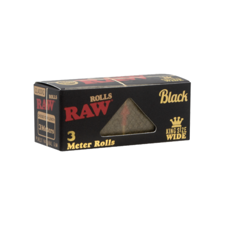 RAW Black King Size meterpapir - 3 m - Pakke 01