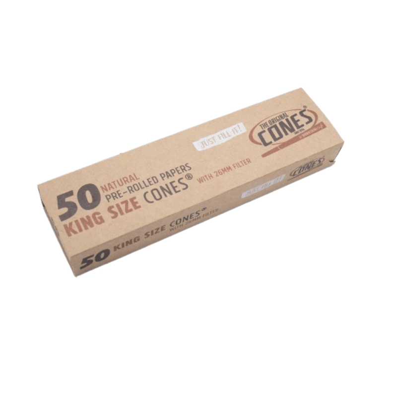 CONES Basic King Size Natural - 50 stk.
