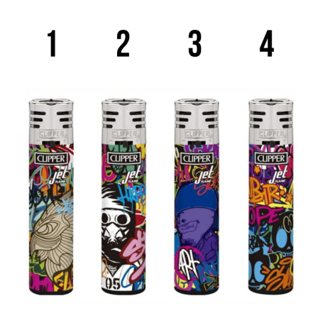 Clipper Jet Flame Free Expression - nummereret