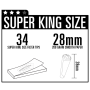 Smokers Choice Super King Size Black filter tips