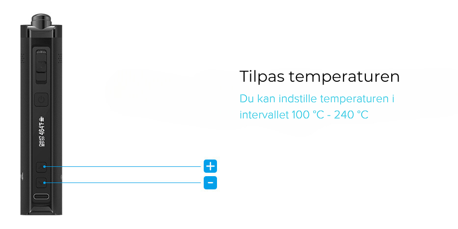 XMAX Starry 4 - Tilpas temperatur